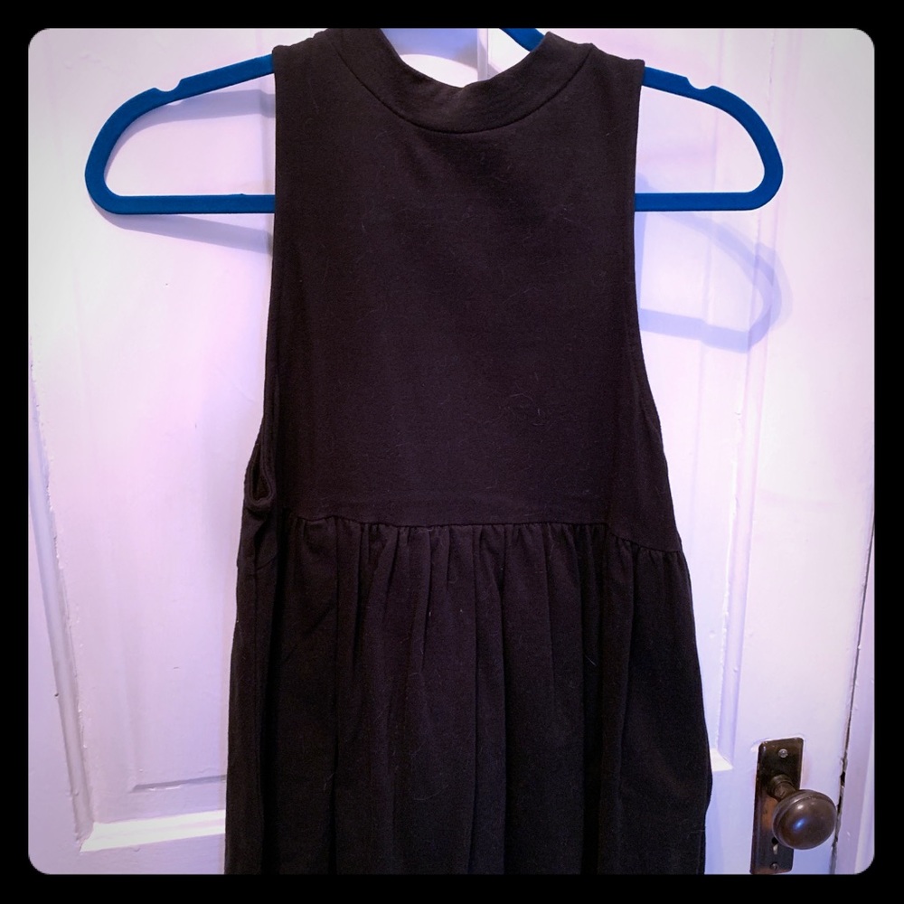Free people sleeveless peplum shirt